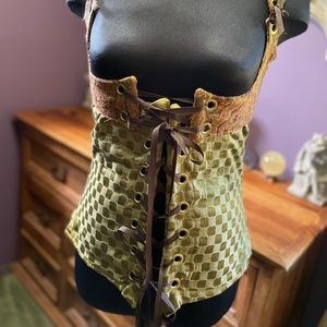 Beautiful tapestry brocade corset